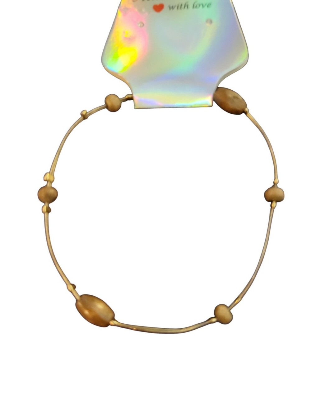 Gold Tone Wire Bracelet